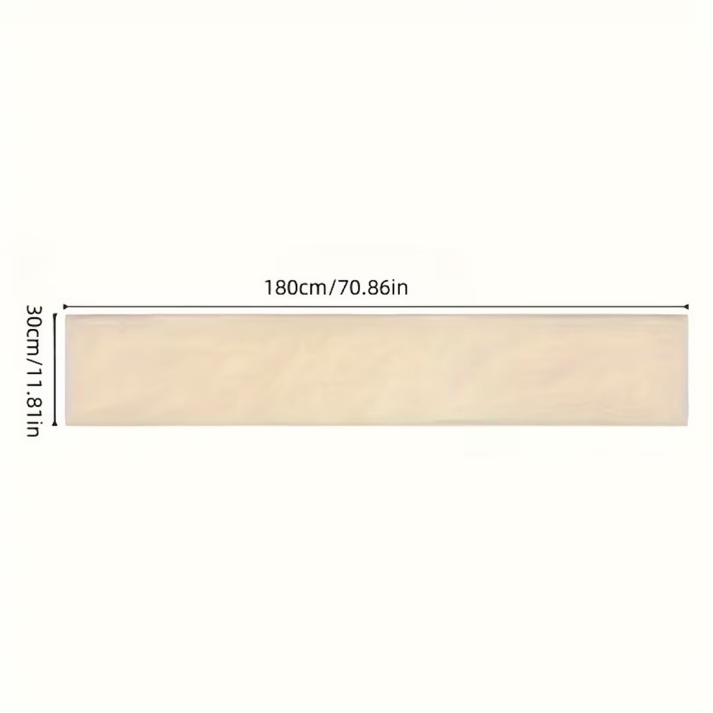 Neutral Boho Woven Table Runner with Fringe – Farmhouse Décor - Picture 4 of 7